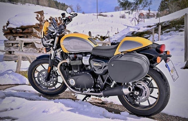 Winter stop coverage with motorcycle insurance. Alpina